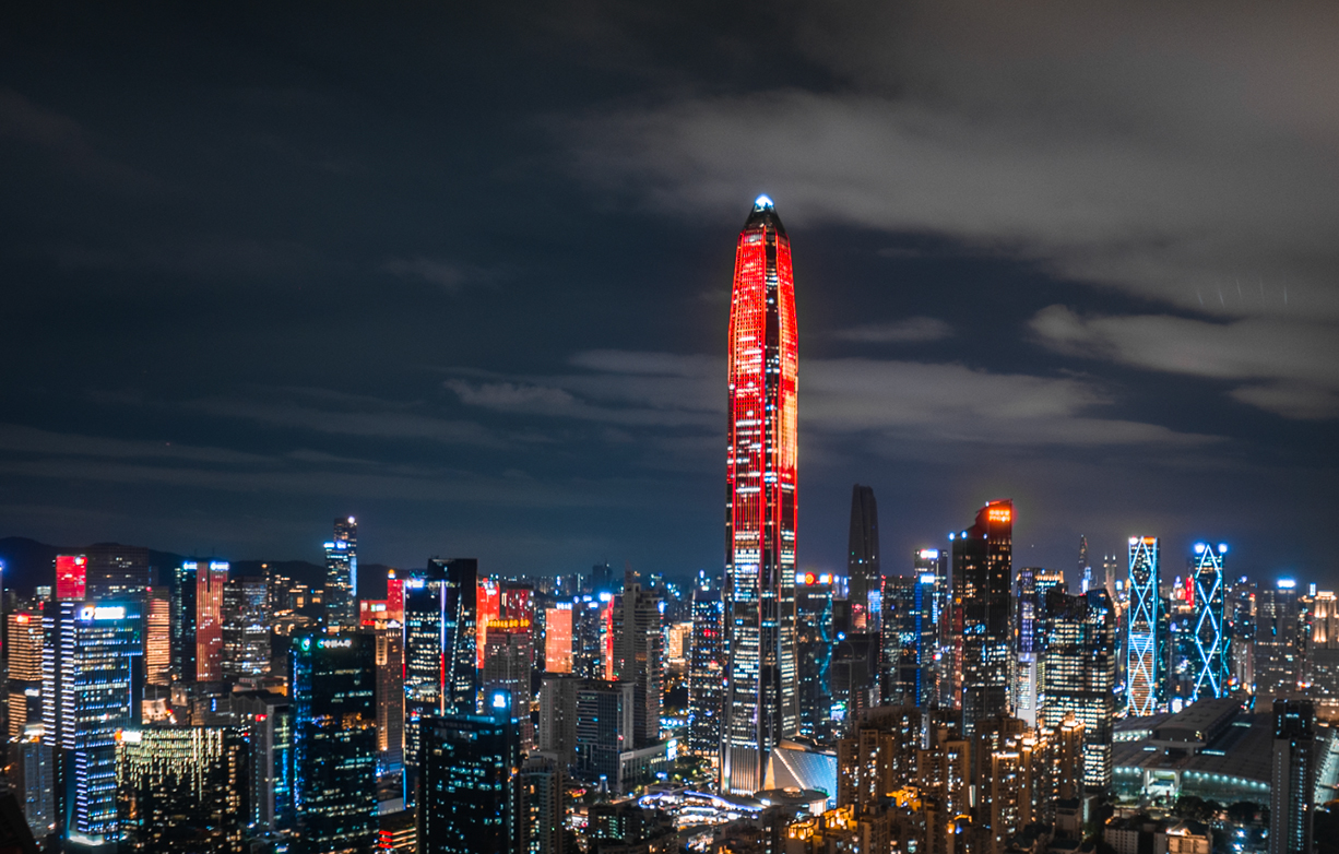 600米深圳第一高樓 —— 平安金融中心的燈光！